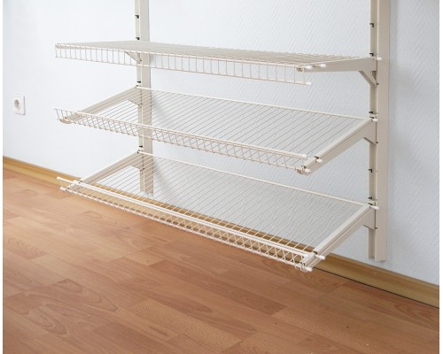 Гардеробная система в прихожую с сетчатыми ящиками